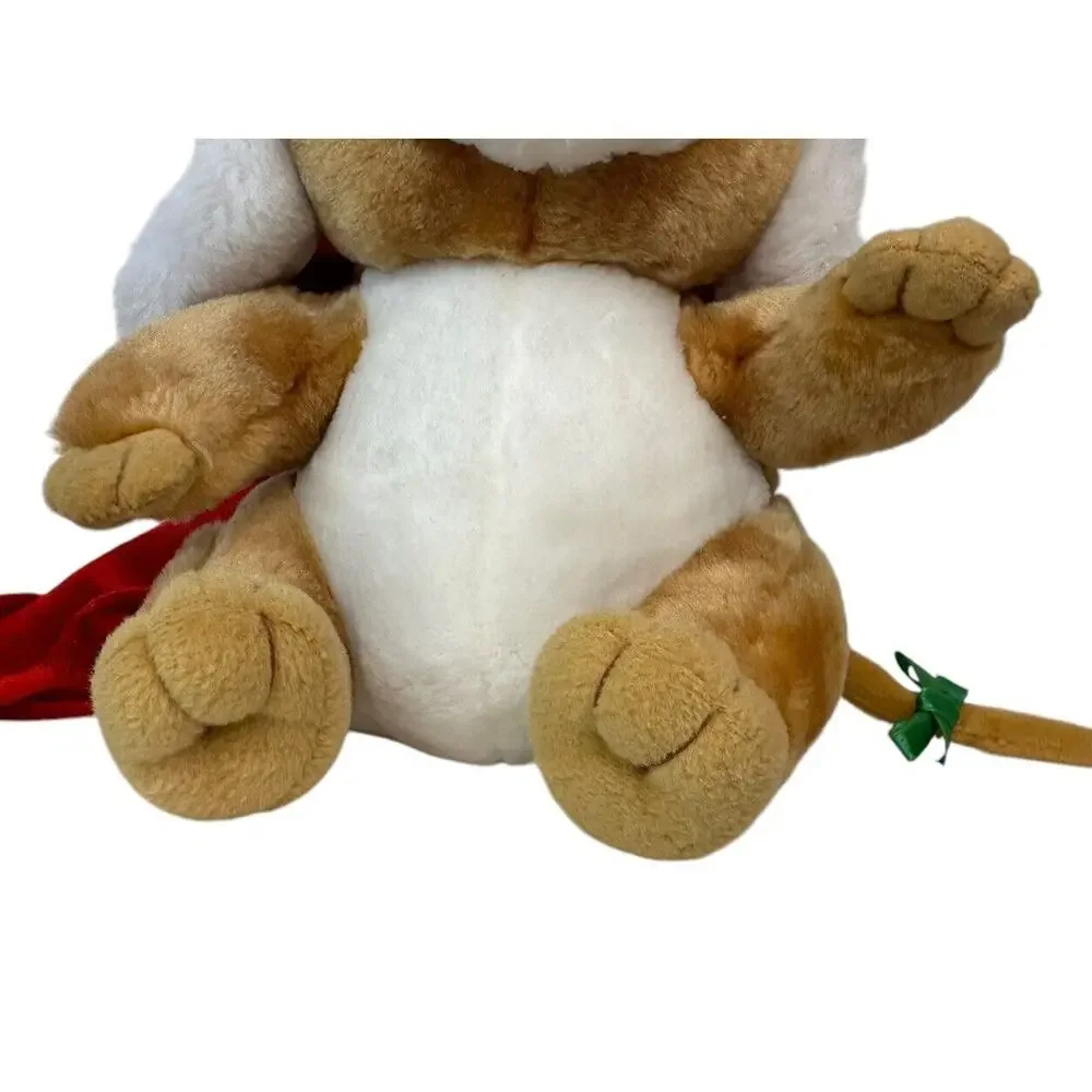 Vtg New Adventures Christmas Cat Plush Reads Twas The Night Before Christmas 10